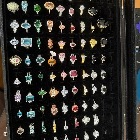 Elegant Multi-Color Gemstone Ring Sprinkle - Picture 1 of 1